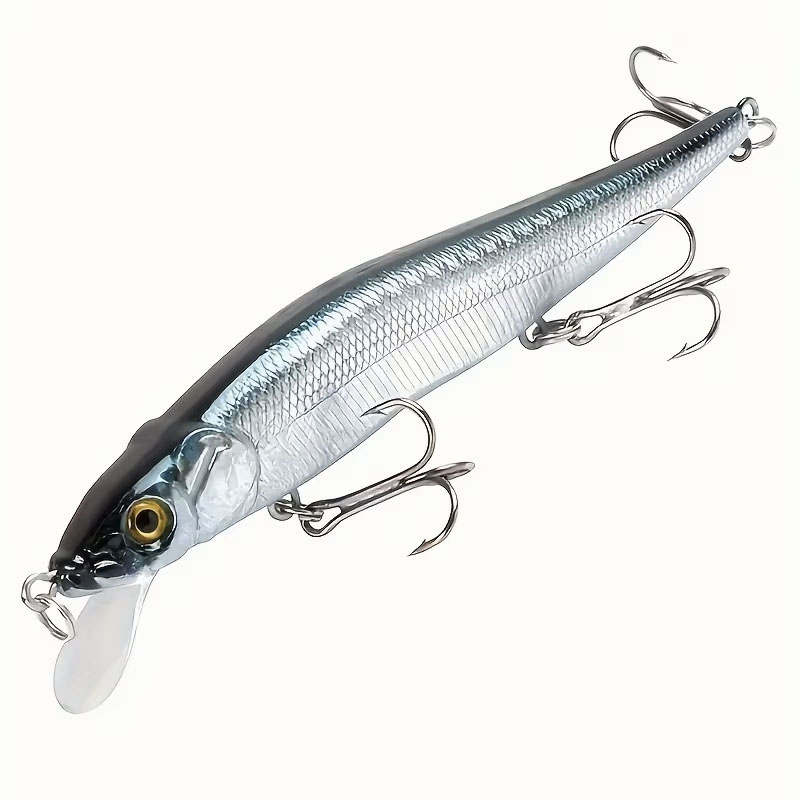 Fishing Lure Crankbait - 1 個釣りルアー 115 ミリメートル/14 グラムミノークランクベイトワブラー 3D