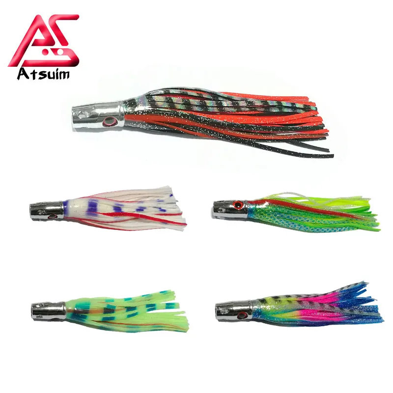 Fishing Lure Buzzbait - 1PC 16cm55g 銅製ヘッド オクトパス スキッドベイト 海水釣りルアー