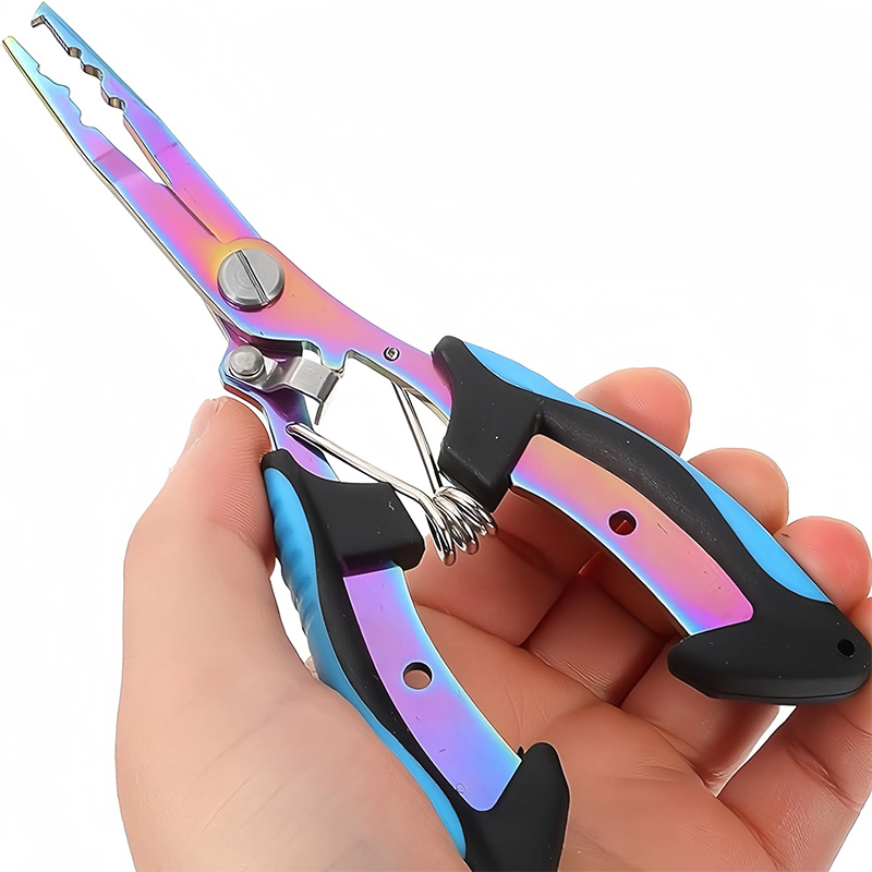 Fishing Lure Making Kit - 1pc 多機能フィッシングプライヤーステンレス鋼ワイヤーカッティングプライヤーポータブルオープンリングチタンメッキ釣りツール