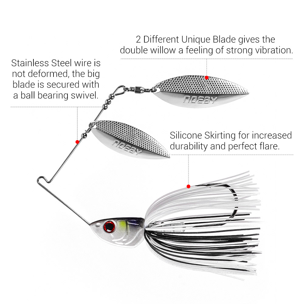 Noby-スピナーベイト10.5g,14g,21g,28g, - Fishing Lure Spinnerbait のレビューと価格