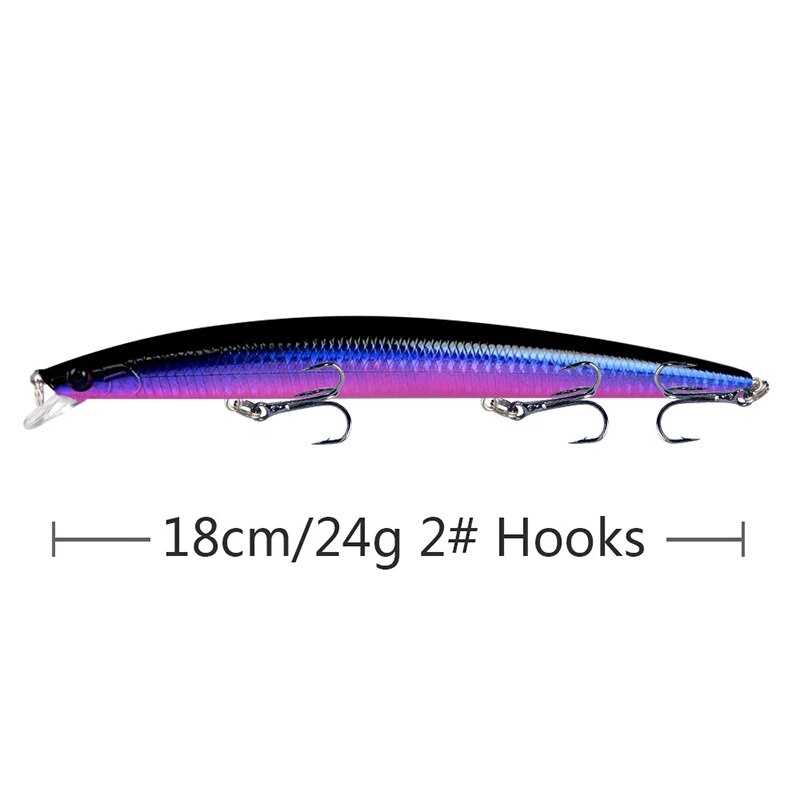 ミノー釣りルアーレーザーハード人工餌 18 センチメートル  - Fishing Lure Crankbait のレビューと価格