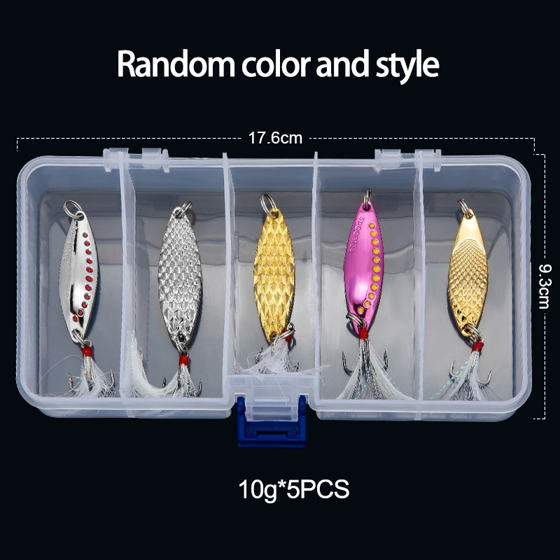 金属スプーンスピナー釣りルアー 5 グラム 7 グラム 10 - Fishing Lure Crankbait のレビューと価格