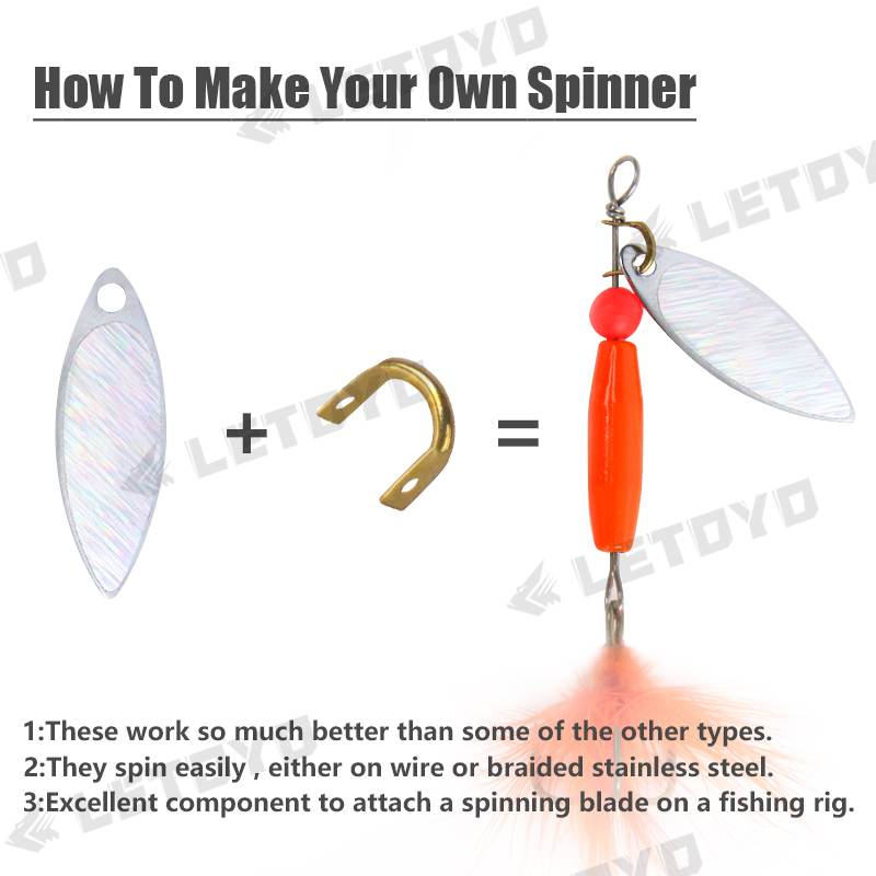 スプーン、釣りルアー、スピナーメタルスピナー、ステンレス鋼パ - Fishing Lure Making Kit のレビューと価格