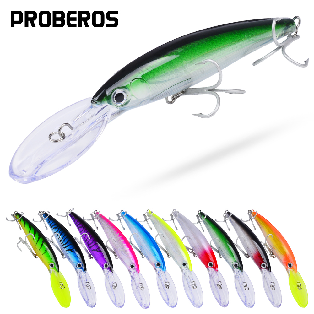1個 32g 50g 75g ビッグフローティングミノー釣り - Fishing Lure Topwater のレビューと価格