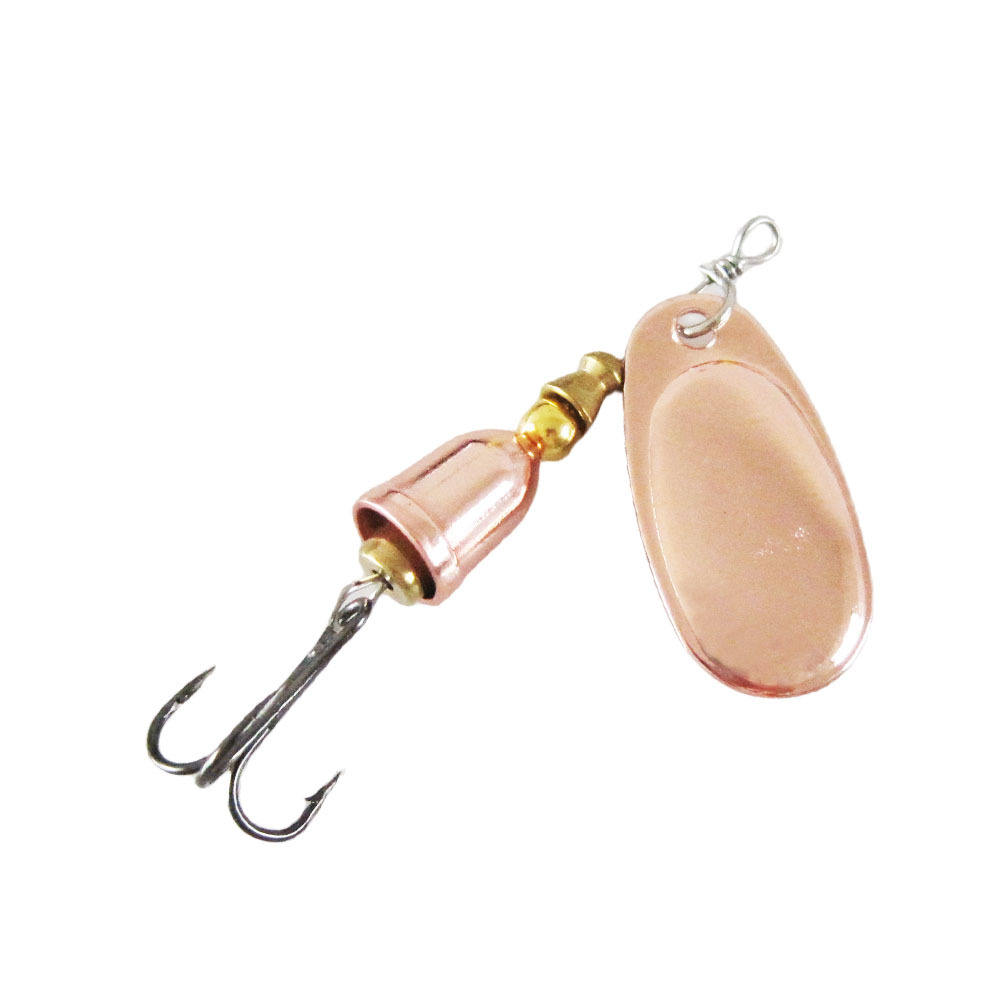 真ちゅう製の硬い人工スプーンベイト,銅の刃,回転スピナー,釣 - Fishing Lure Crankbait のレビューと価格